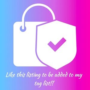 Like this listing to be added to my tag list!!